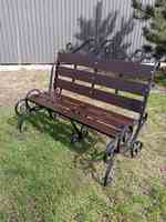 Кована лавка для саду Довжина 1200 мм
